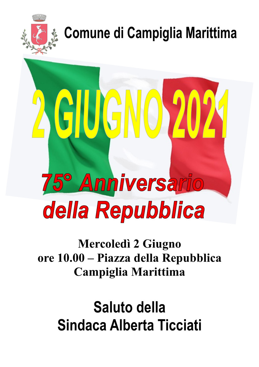 La celebrazione del 2 giugno a Campiglia Marittima