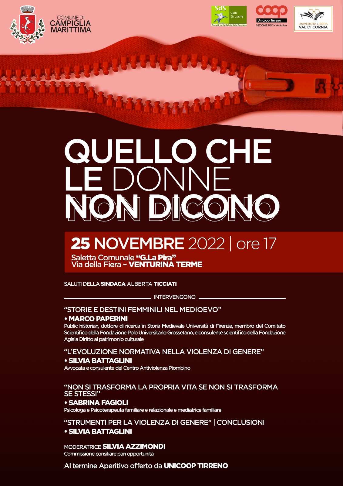 locandina evento con programma