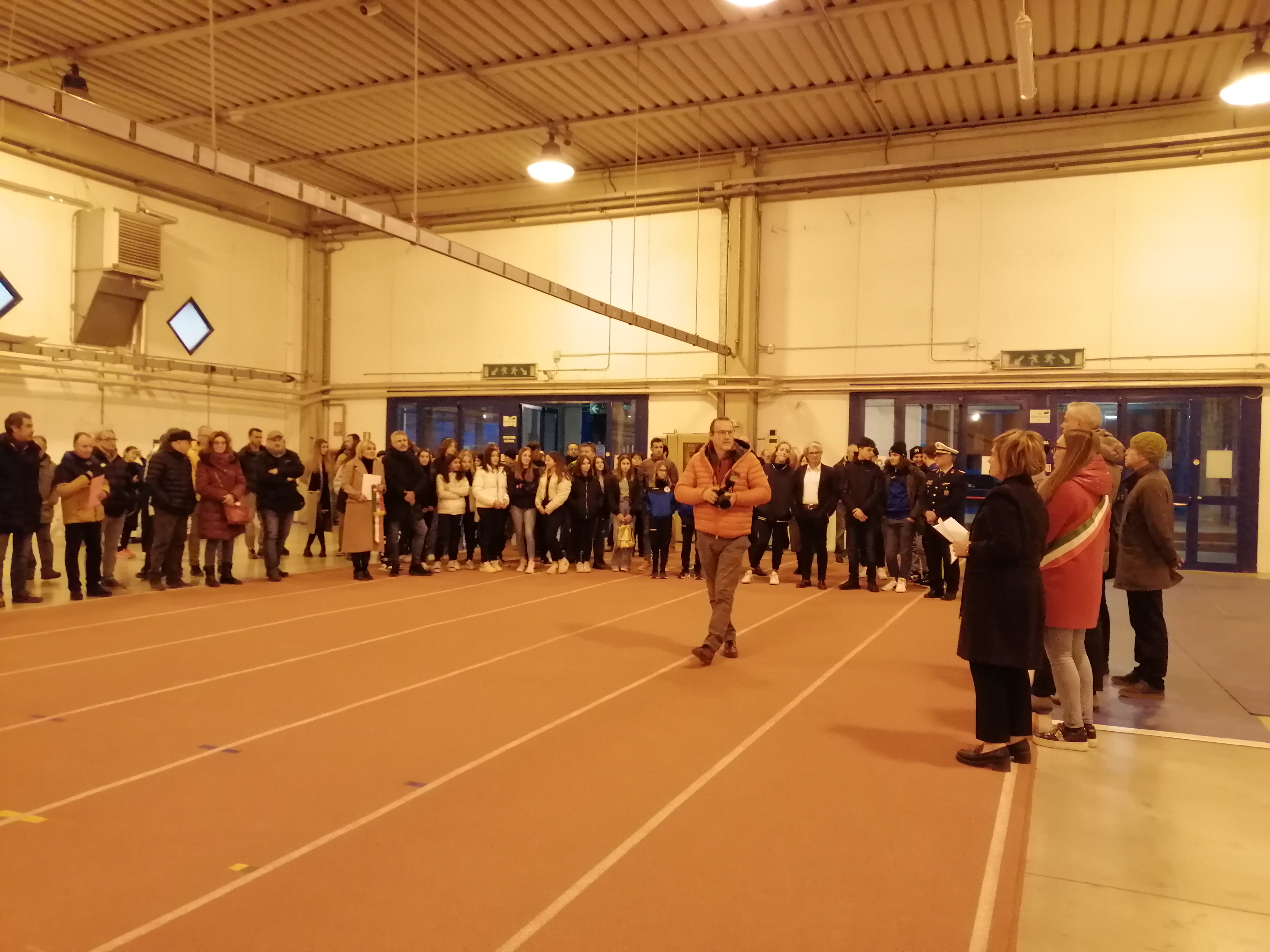 Il pubblico all'inaugurazione