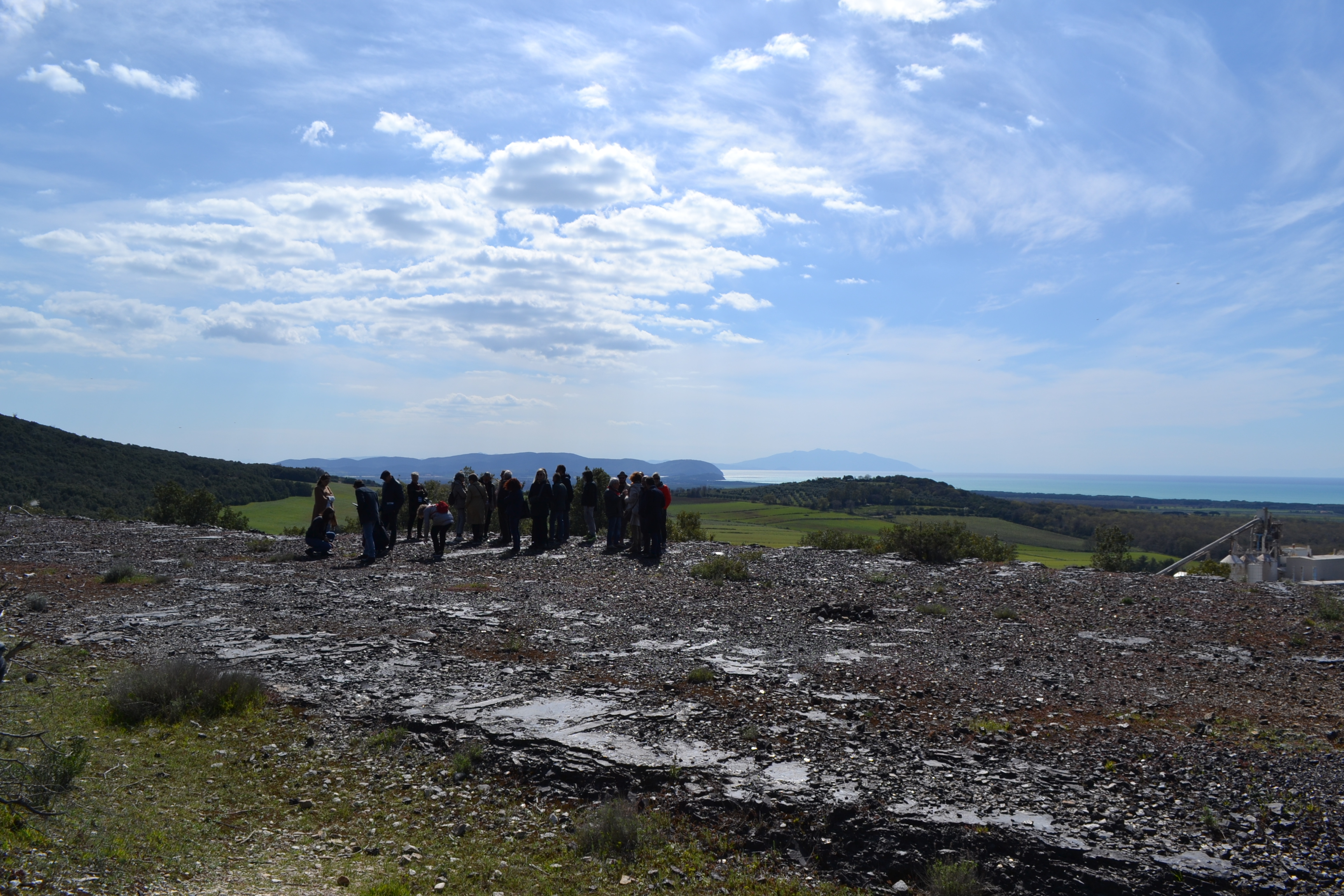 La visita pomeridiana all'area dell'Etruscan Mines
