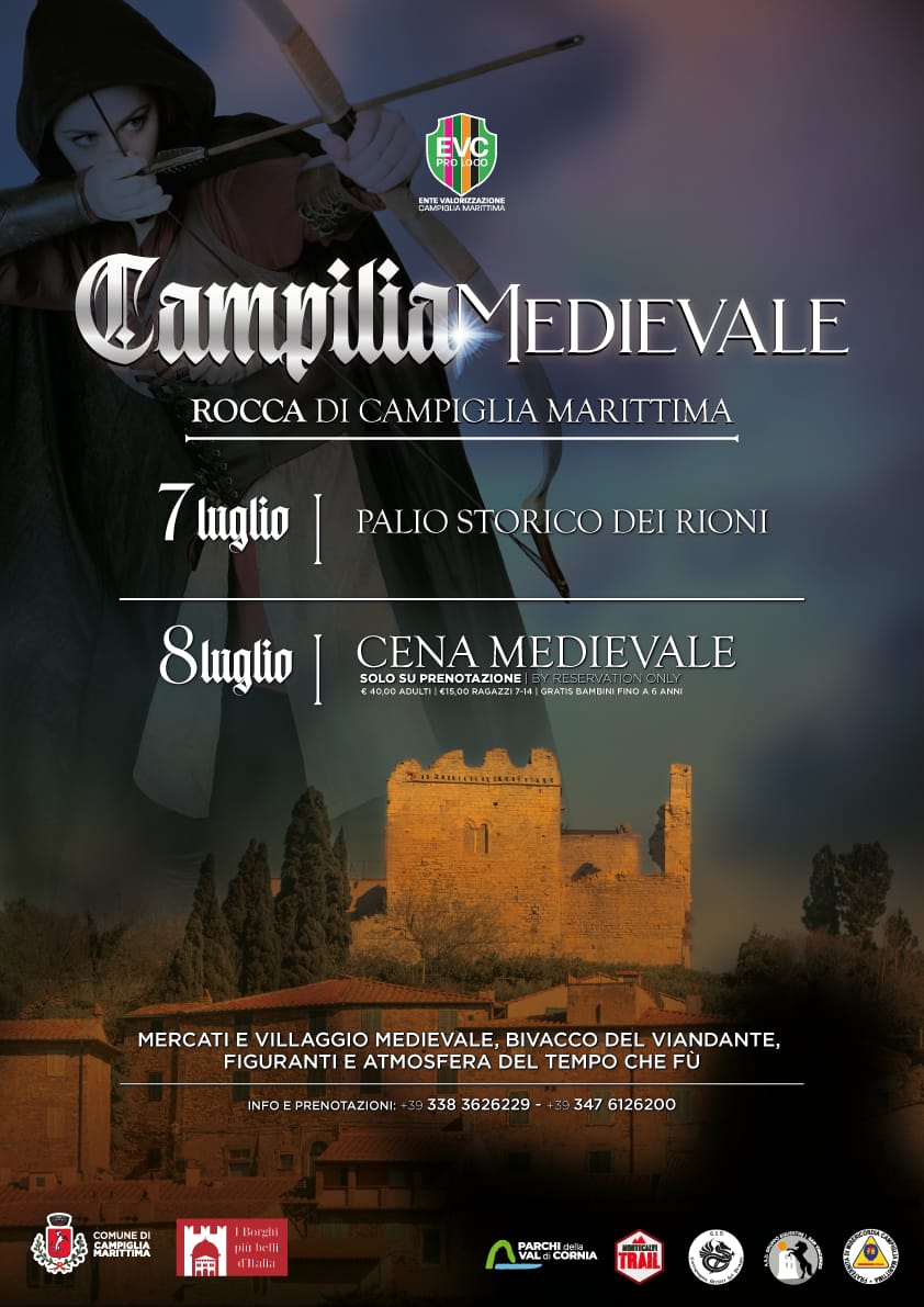 Locandina della cena medievale 2023