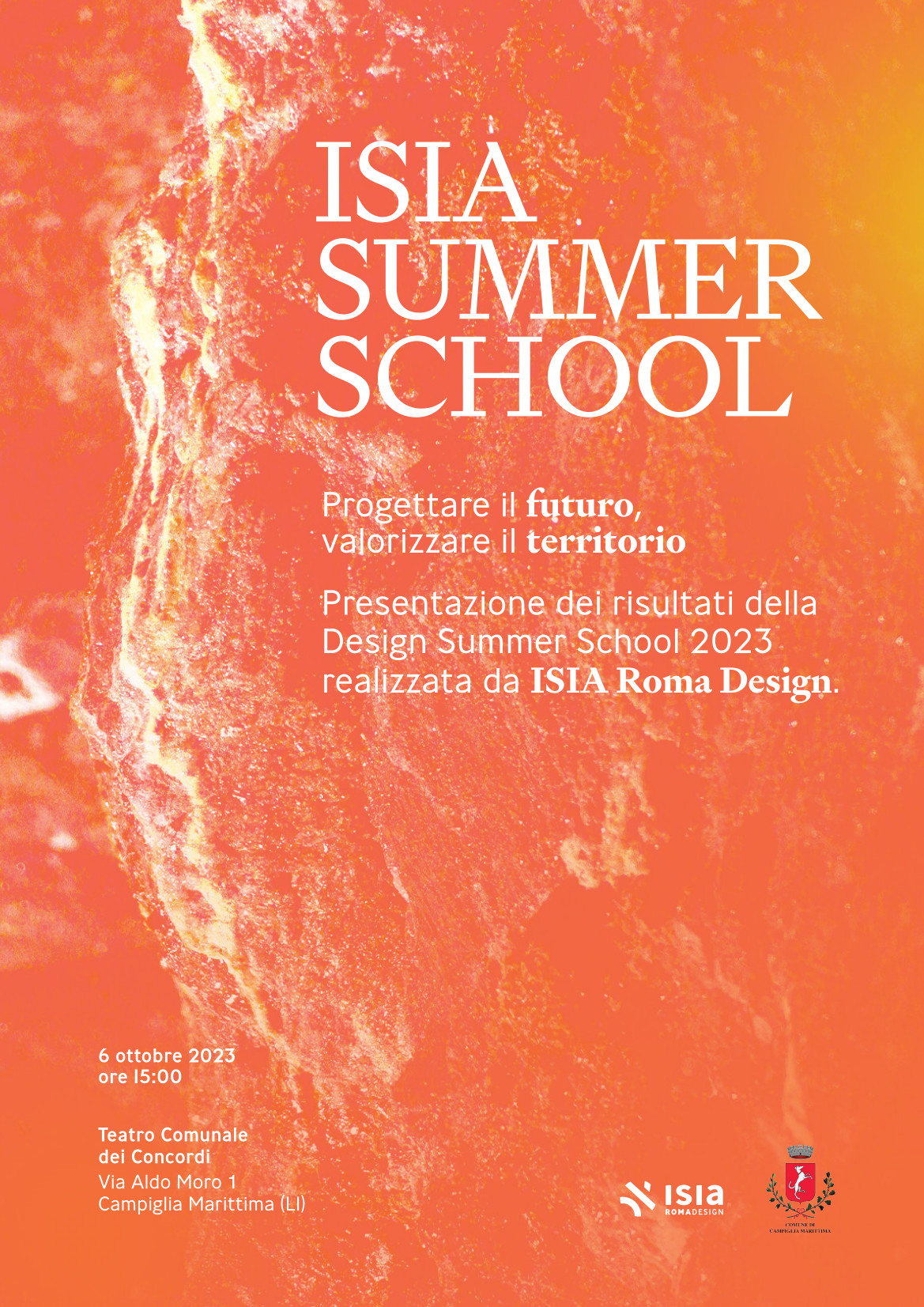 La locandina dell'evento di presentazione