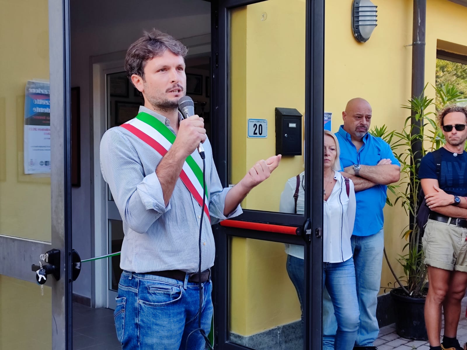 Il vicesindaco al saluto isituzionale