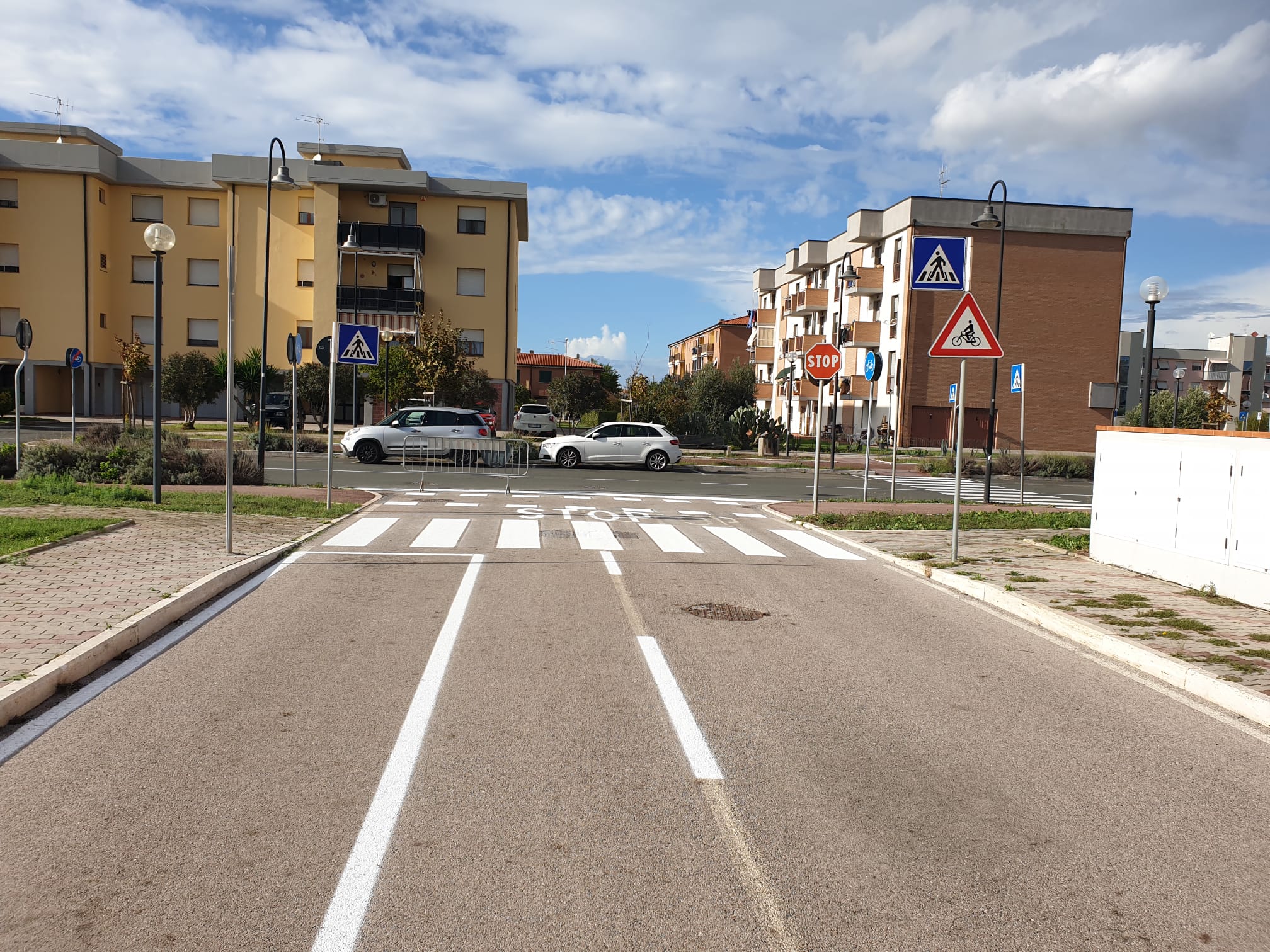 Via Magnani e via Fabrizi, nuova viabilit� e parcheggi