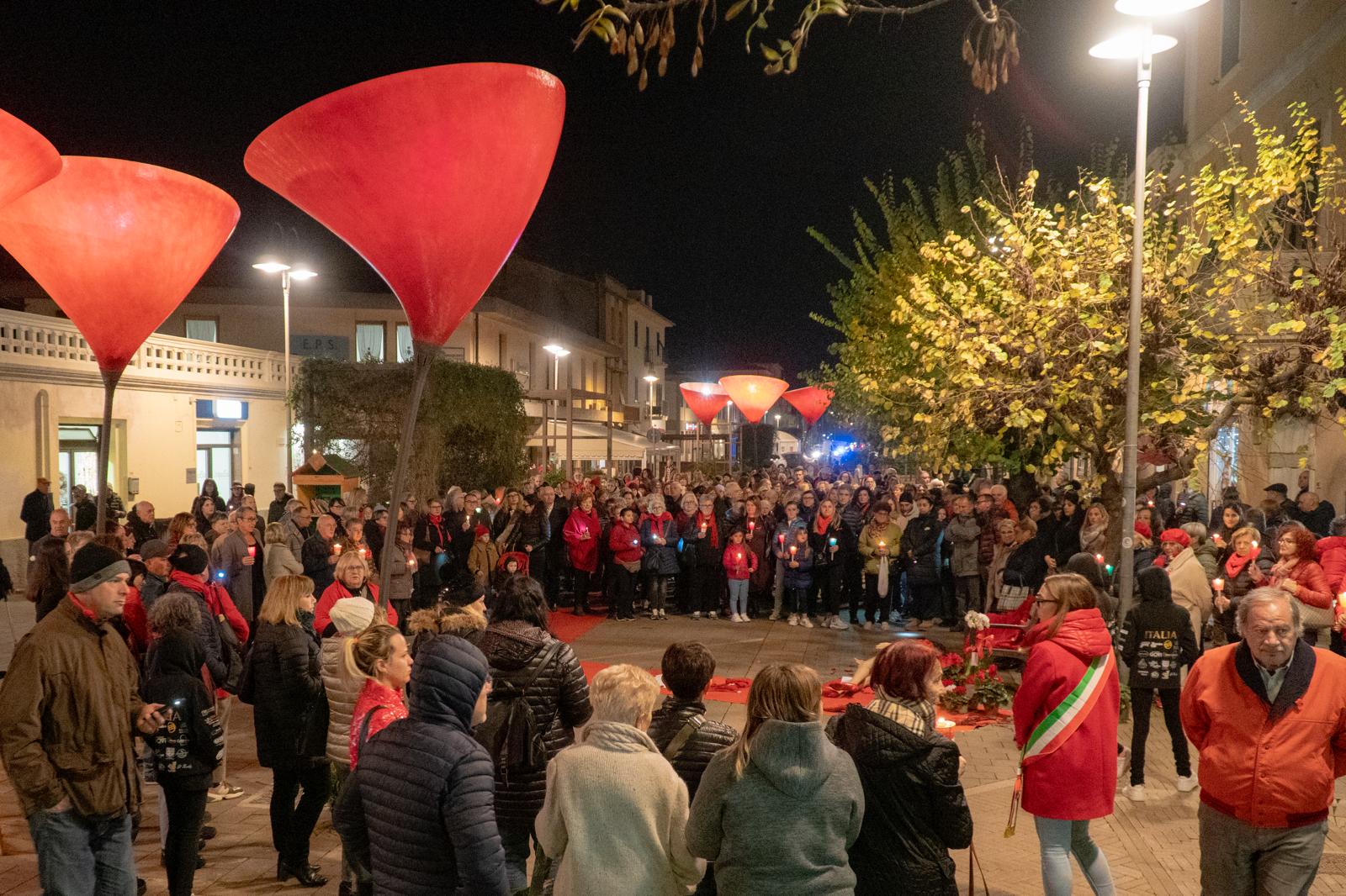 Fiaccolata nella ztl performance