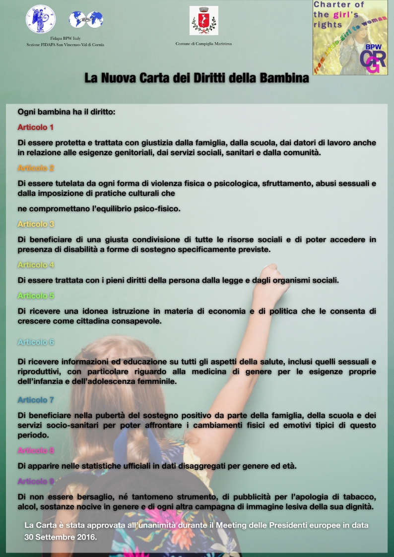 La carta delle bambine