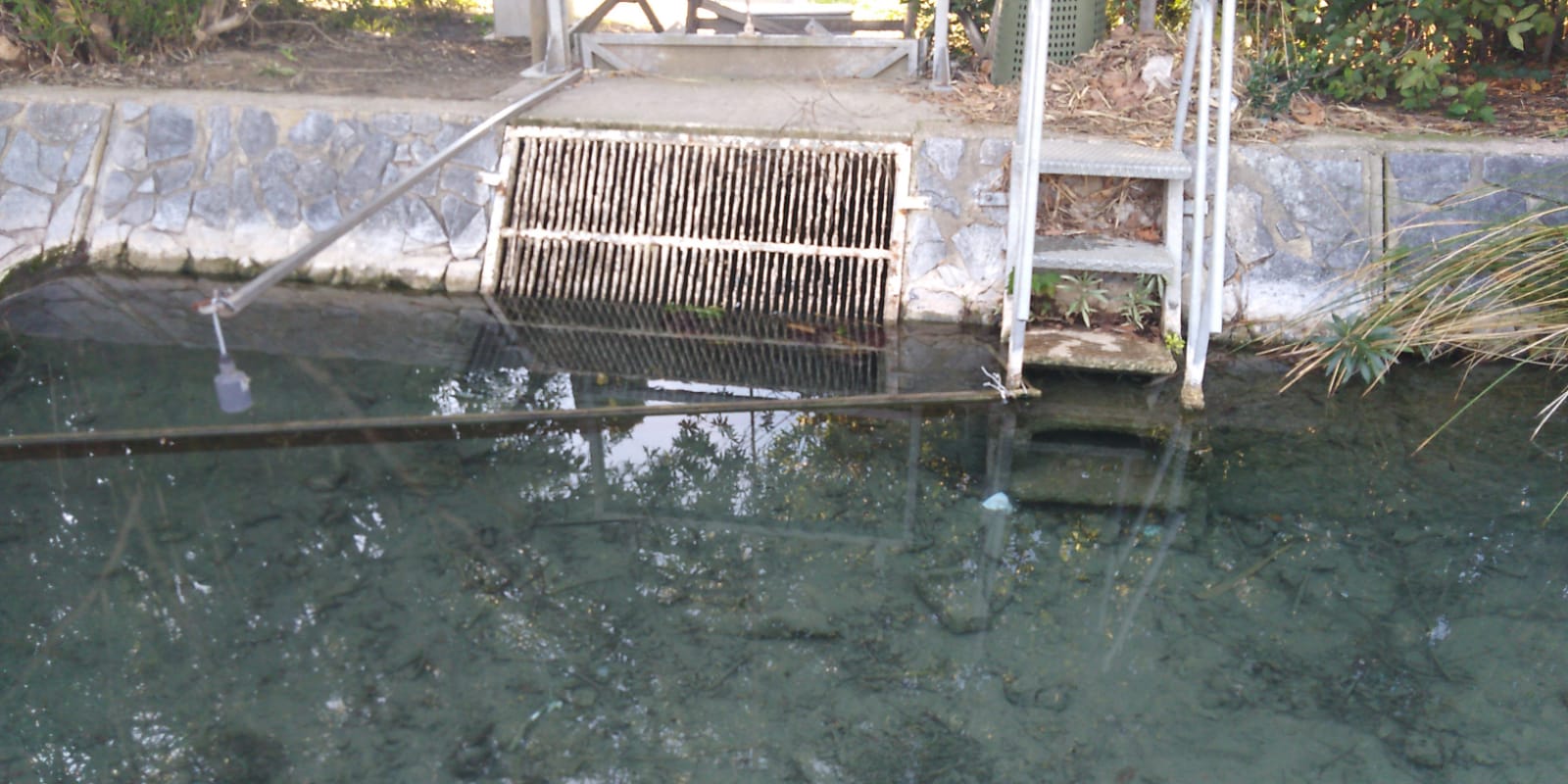 Il corso della Fossa Calda pulito 