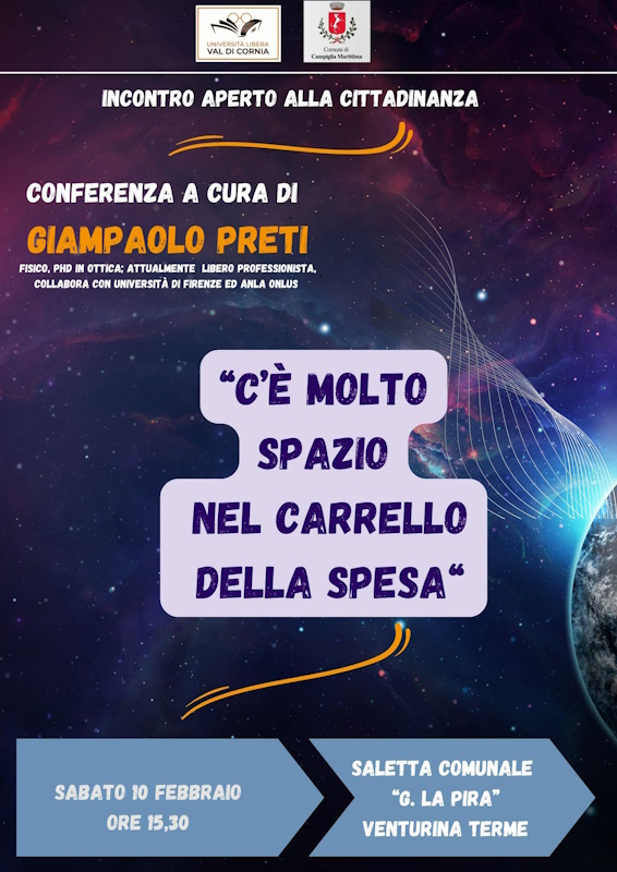 C�� molto spazio nel carrello della spesa. Le conferenze del sabato di Unilibera