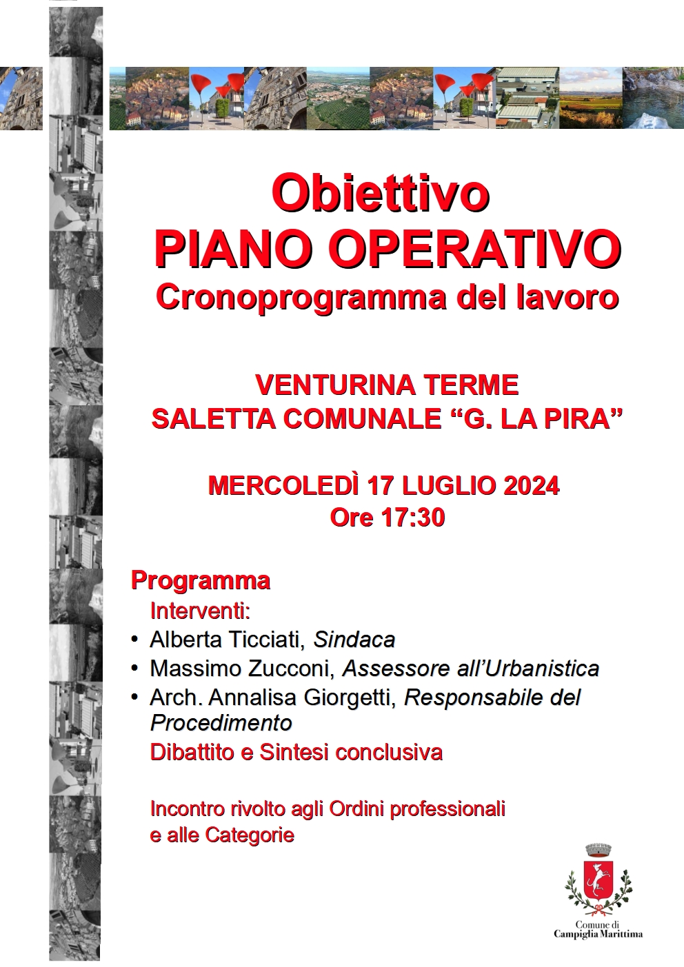 volantino dell'incontro