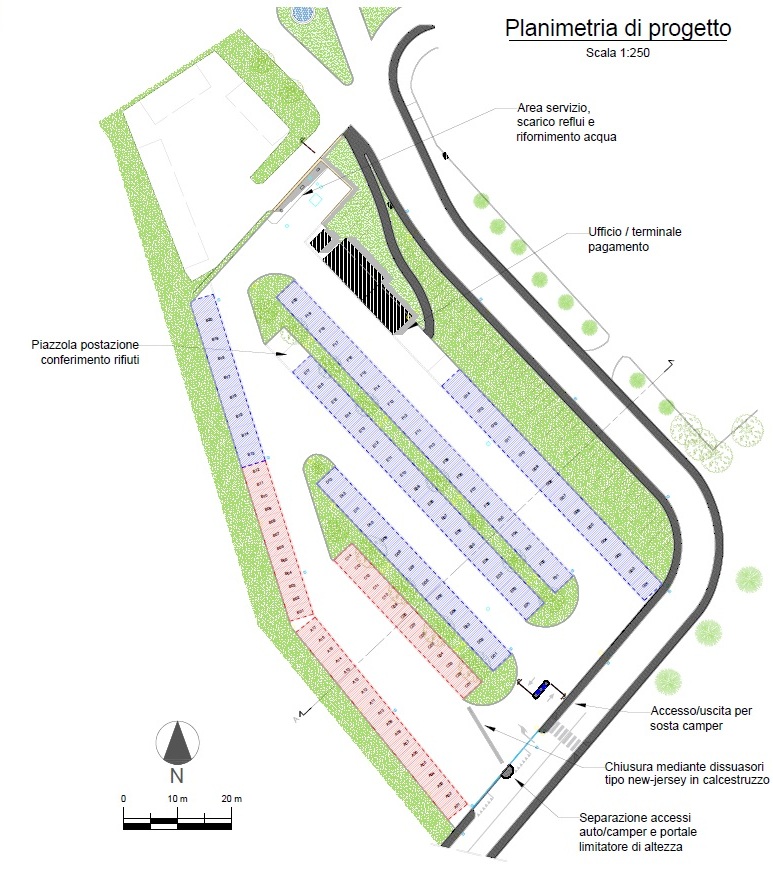 Planimetria di progetto
