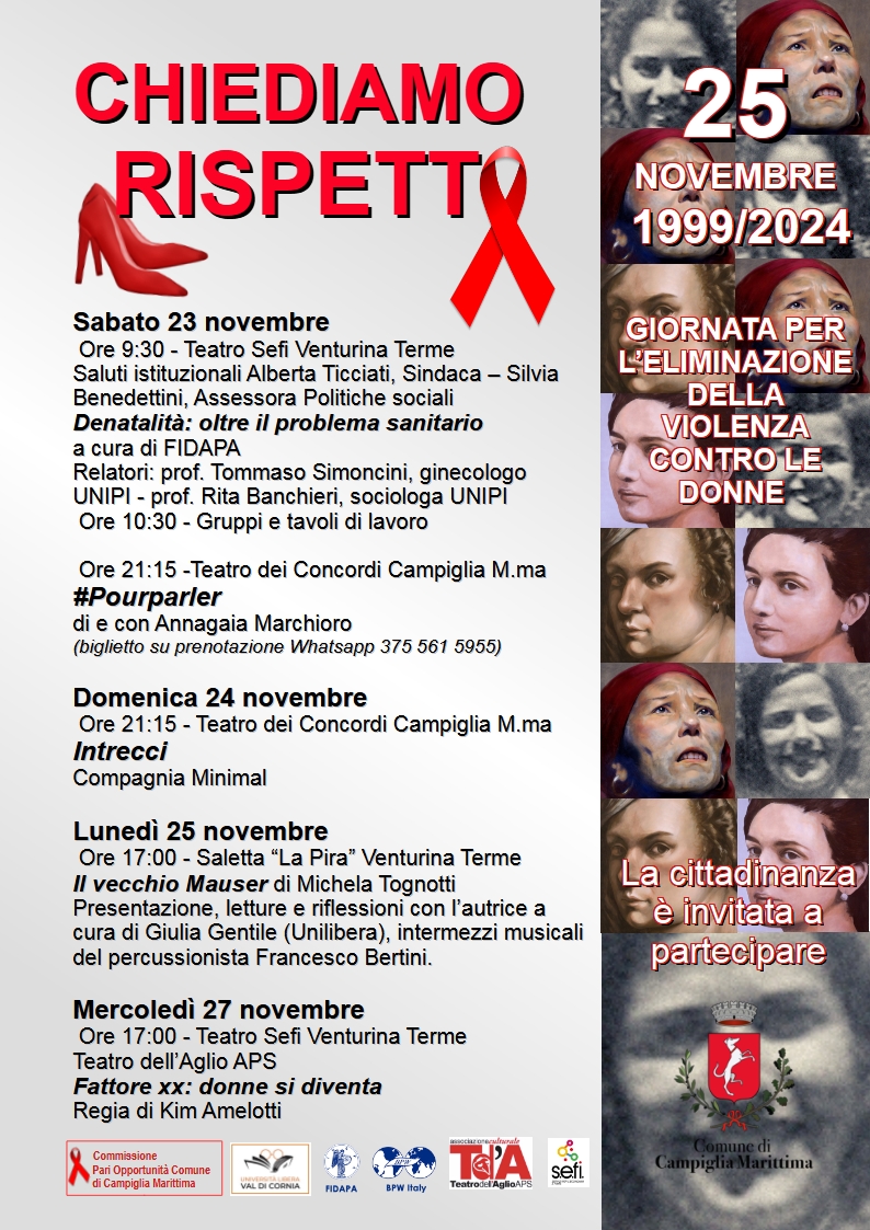 locandina con programma