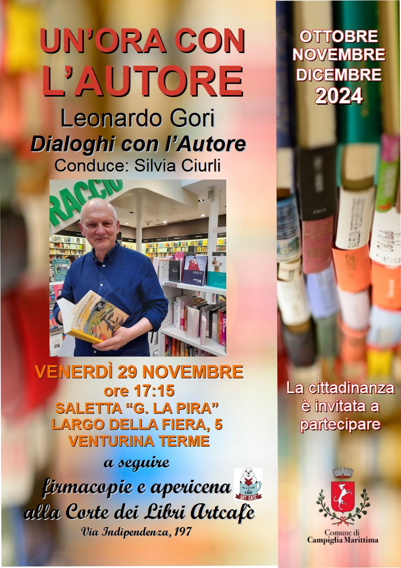 Un\'ora con l\'autore: proseguono gli appuntamenti autunnali alla saletta comunale