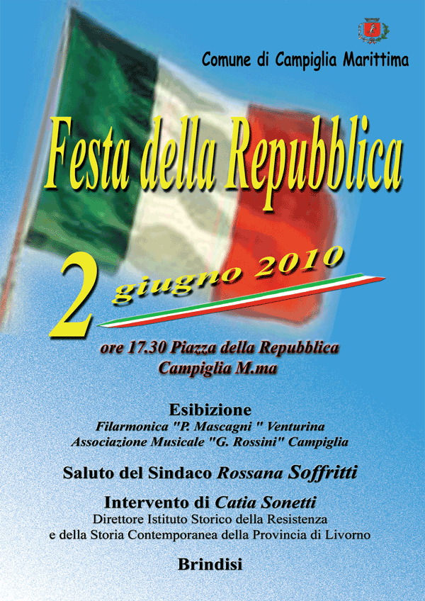 Celebrazione del 2 giugno a Campiglia