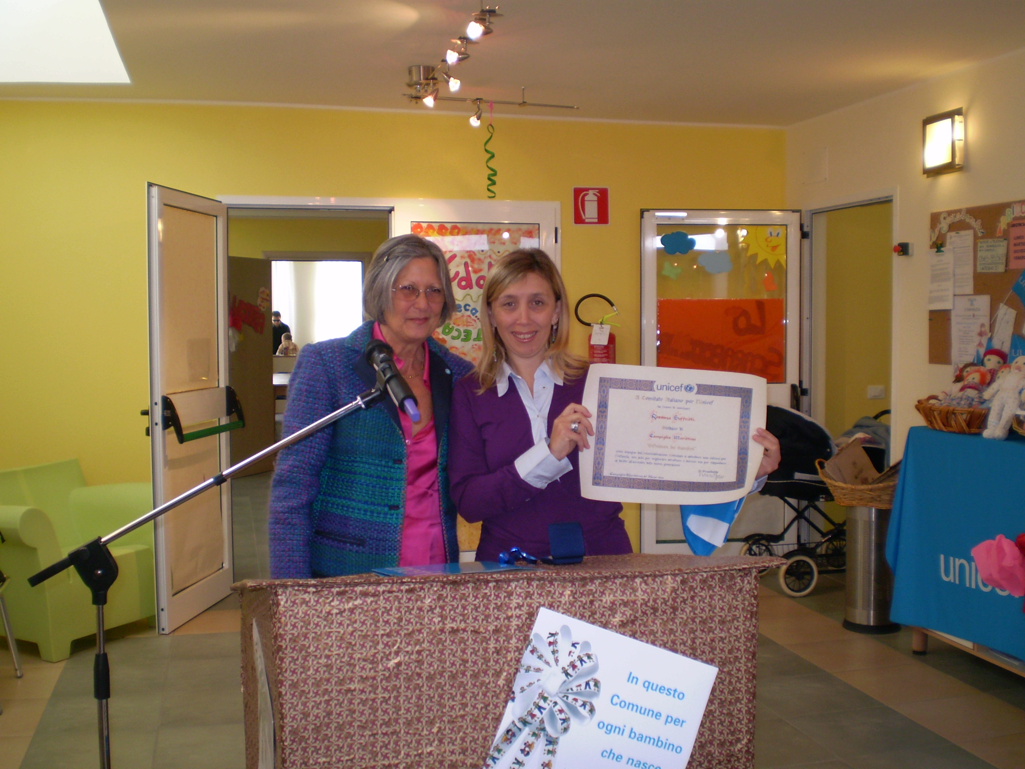 Il sindaco &egrave; difensore Unicef dei diritti dell\'infanzia