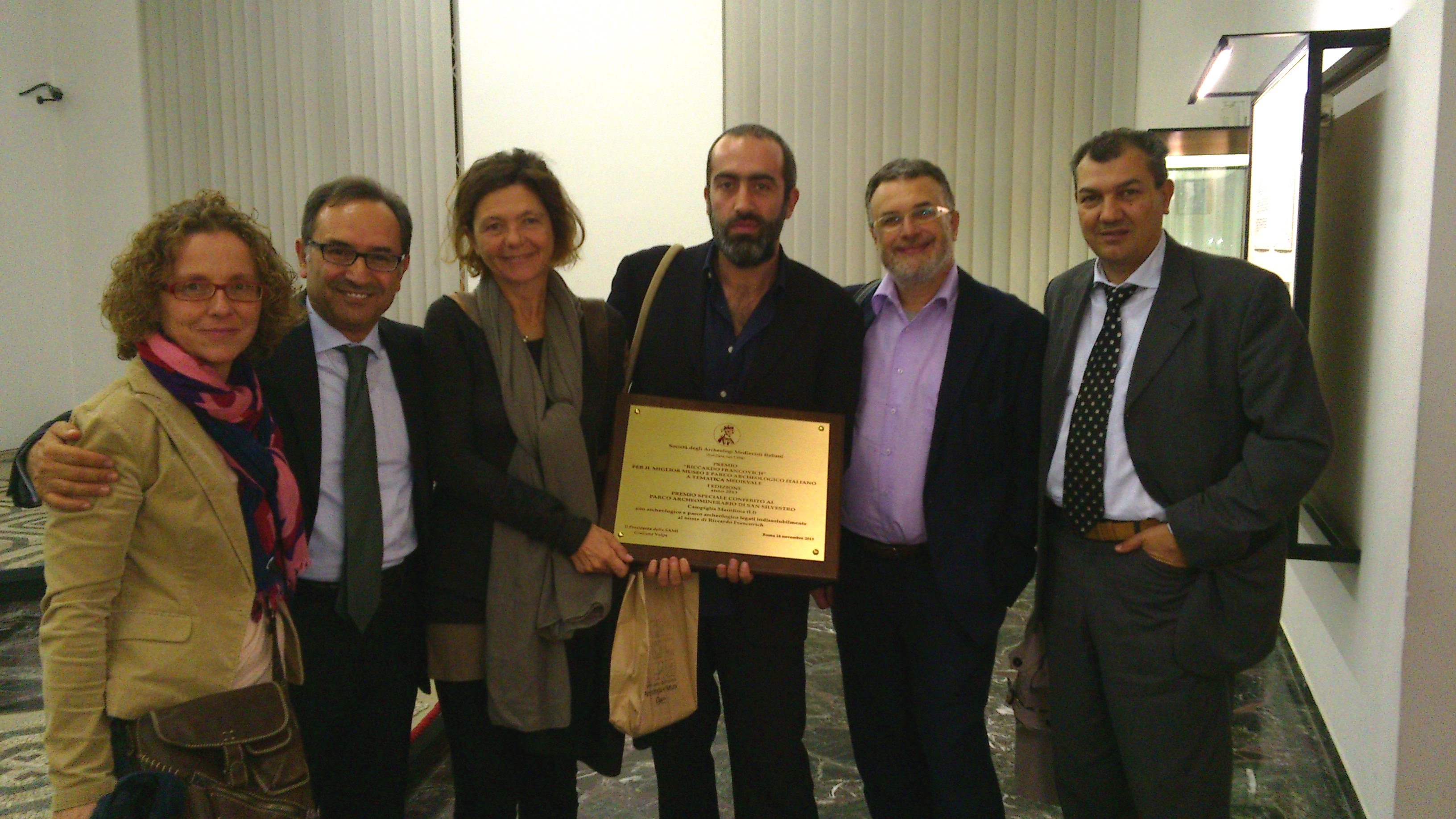 Si &egrave; svolta a Roma l\'assegnazione del Premio "Riccardo Francovich" al Parco di S. Silvestro