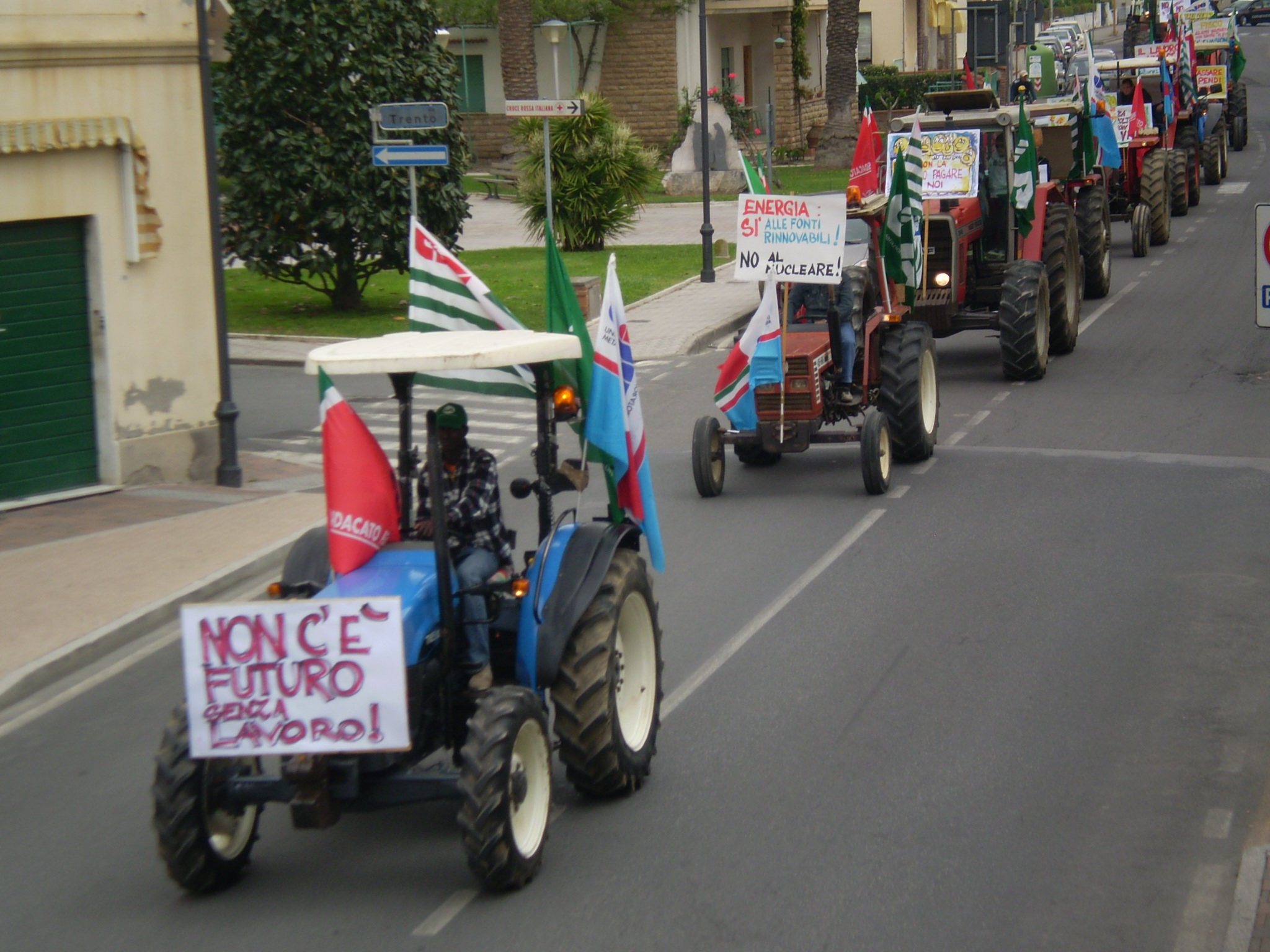 Primo maggio: non c\'&egrave; il corteo con i trattori a Venturina Terme.
