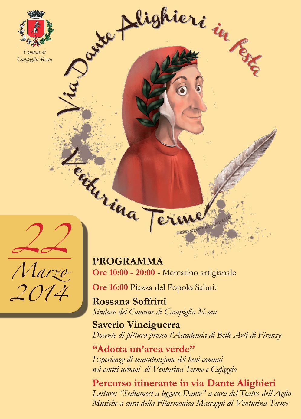 Oggi festa in via Dante Alighieri