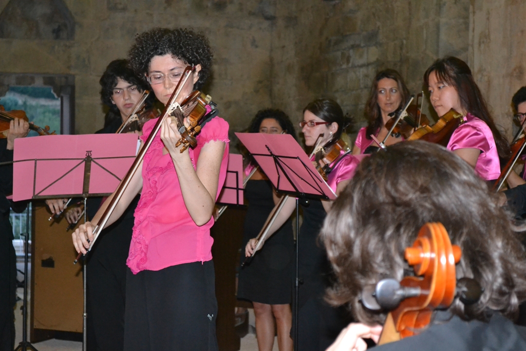 I violini di Chiara Morandi incantano il pubblico della Pieve