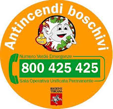 Periodo di alto rischio per gli invendi boschivi