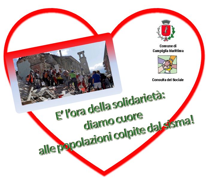 Diamo cuore alle popolazioni colpite dal sisma: ecco l\'Iban per un progetto finalizzato.