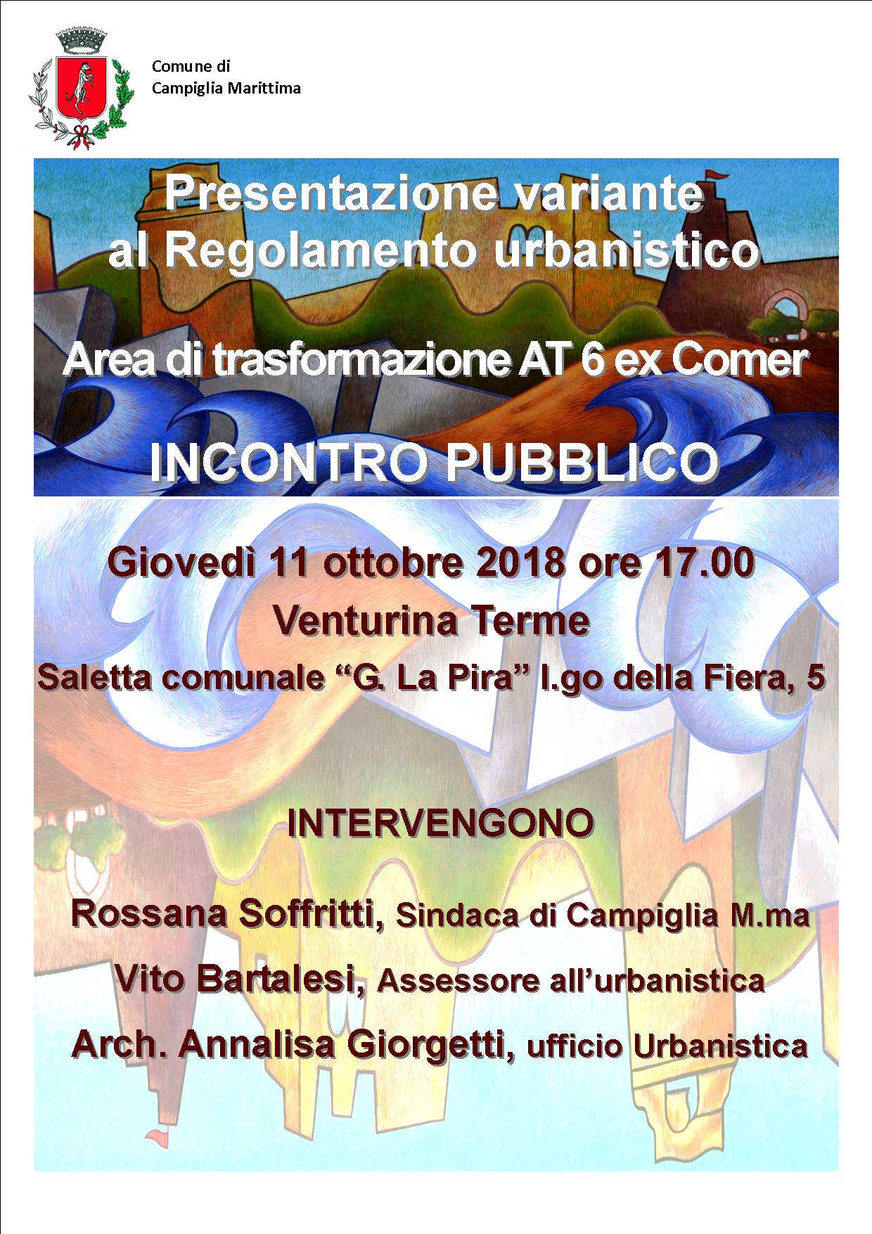Gioved&igrave; 11 ottobre un incontro pubblico sulla variante per l\'area ex Comer