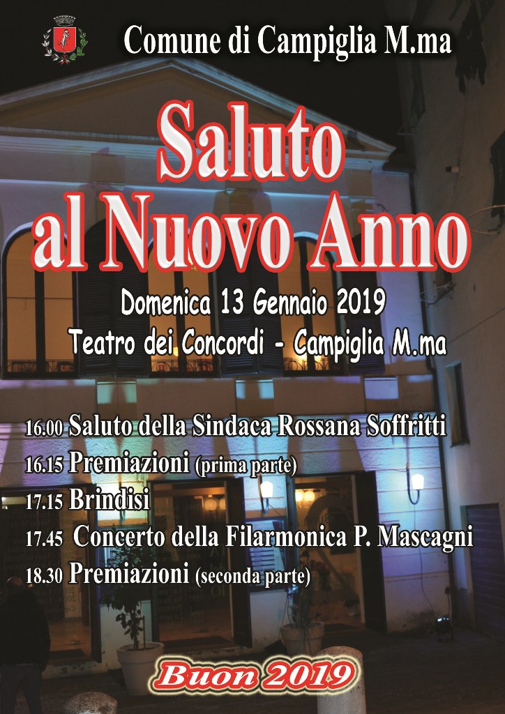 Saluto al nuovo anno 2019