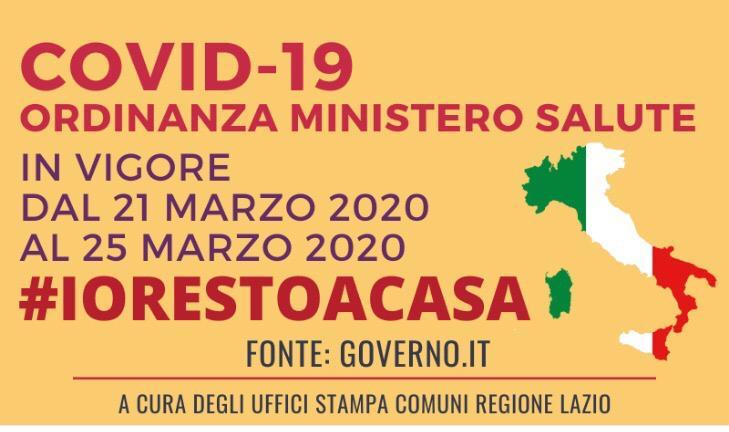 Nuove restrizioni per contrastare il Covid-19: l\'ordinanza del Ministro della salute